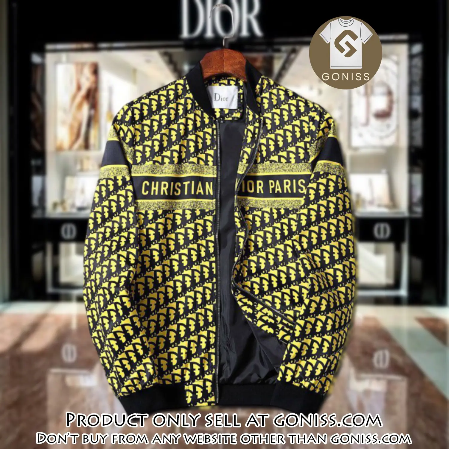 Dior luxury brand varsity zipper jacket vst1034 gn1146092